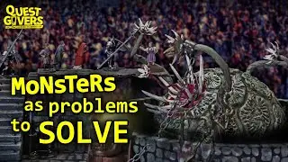 Monsters as Problems to Solve in Role-playing Games