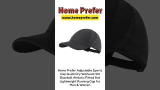 Home Prefer Adjustable Sports Cap Quick Dry Hat Baseball Hat #baseballcap #lightweightcap #womenshat