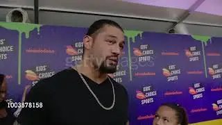 Roman Reigns and his daughter at #Nickelodean #SportsChoiceAwards