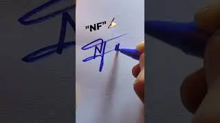 The fastest way to sign How to learn your signature&hearts; #signature #calligraphy #handwriting #art