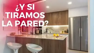 REFORMA de COCINA ABIERTA con PENÍNSULA