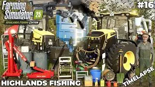 💩JCBS FASTRACS AT WORK - SPREADING SLURRY & SELLING SILAGE🚜 | Kinlaig | Farming Simulator 25 | EP 15
