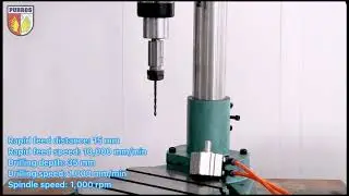 Servo drill machine, auto feed drilling machine, Purros Machinery