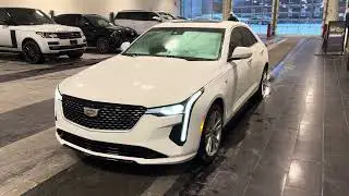 Cadillac CT4 2023 года &mdash; Кристально-белый/бежевый