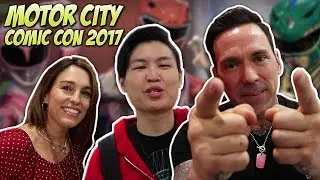 MEETING THE ORIGINAL POWER RANGERS!! (Motor City Comic Con 2017 Vlogs)