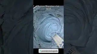 Benson pool fiberglass stair repair #premierchoicepools