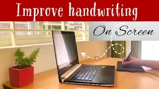 EASY TIPS TO IMPROVE HANDWRITING ON PEN TABLET (in Hindi)