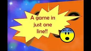Javasript game in just ❗️❗️one line❗️❗️ 😨 🤯