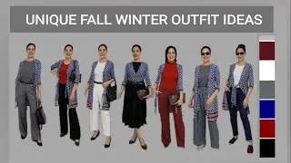 Wearable Fall Winter Outfit Ideas | 1 Piece 9 Outfits #falloutfitinspo #winteroutfits