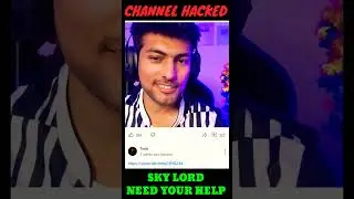 Sky Lord Need Your Help 😥 Sky Lord Channel Hacked 🙏 #skylord #freefire #hacker