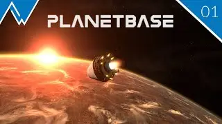 Let's play Planetbase Deutsch S01 E01: Wie man einen fremden Planeten besiedelt