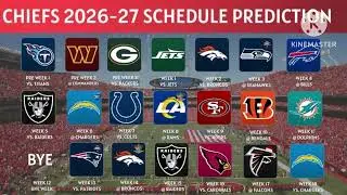 Here's the Kansas City Chiefs 2026 schedule 