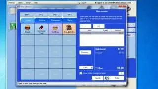 Create Point of Sale Item Button in CyberCafePro