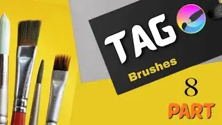 Tag brush | Color palette | Brush pallet | Krita tutorial in Urdu hindi |