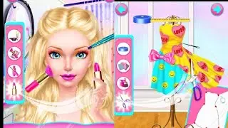 doll 🧍&zwj;♀️makeup game | Barbie dressup 👗 game |doll game for girls | miracle girl gaming|