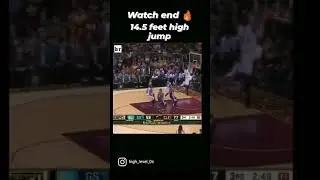 14 Feet High Jump// Miracle in Basketball //YT #Shorts