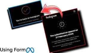 How To stuck unban instagram account | Instagram unban method