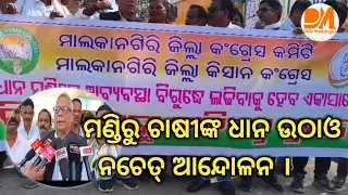 ରାଜ୍ୟ କଂଗ୍ରେସ କିସାନ ସେଲ ପକ୍ଷରୁ ଧାନ ମଣ୍ଡିରେ ଅବ୍ୟବସ୍ଥା ନେଇ ଜିଲ୍ଲାପାଳଙ୍କୁ ସ୍ମାରକ ପତ୍ର ପ୍ରଦାନ 
