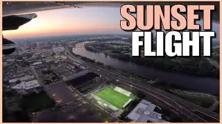 Beautiful Sunset Flight | CT River, Meriden & Hartford