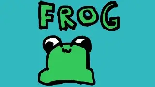 Drawing a frog