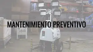 Mantenimiento de la torre de iluminación TRIME X-CITY