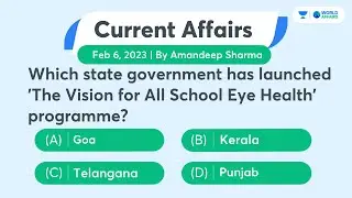 6 February 2023 | Daily Current Affairs MCQs by Aman Sir