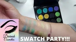 Devinah Cosmetics Swatches | Star Chasers and Aurorae Flares Collection | Indie Makeup Swatch Party