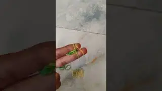 DIY Loop band | @MamthaaDeviCreativities  #diy #braclete #loopbandbraclete #easycraft #trendingvideo