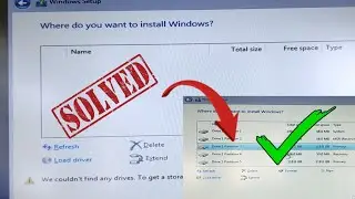 How to Solve We couldn&rsquo;t find any drives. To get a storage drive -Windows 10 installation error