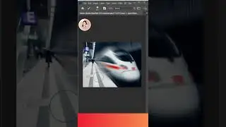 Create perspective motion with use Radial Blur in Photoshop #viral #blur #shorts #youtubeshorts