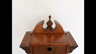 COMMODOOR Mantel Clock Wooden XL Mini Baby Grandfathers LARGE RARE Model GERMANY