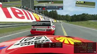 rFactor 2 - xFactor - Ford Sierra RS500 - Rouen-les-Essarts - Round 09, Race 1
