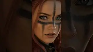 Viking monster hunter woman
