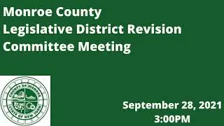 9.28.21 Legislative District Revision Commission Meeting