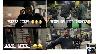 Kala Naag😂 | Paani Paani Krta Harveer Ny | Sidhu Krky hoyyi Tik Tok Bandd 😱|Sidhu nu pehgya  tidd