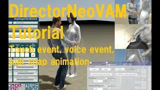 VR Game DirectorNeoVAM Tutorial Touch event, voice event, pair snap animation
