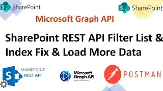 Filter SharePoint List in Postman | Fix Index Error in REST API Query | Hindi