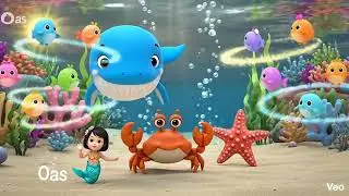 Under the Sea Song for Kids 🐠 | Ocean Animals Nursery Rhyme