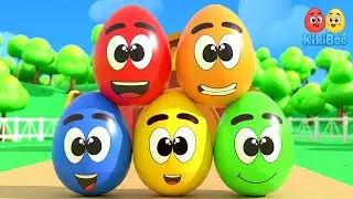 Color Changing Egg Surprise! + More Rhymes | Baby Songs & Learning with Eggs
