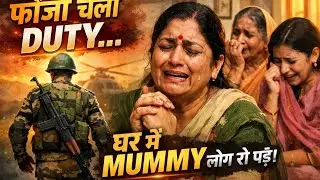अग्निवीर 🙏भाई लोग गय👍 फस्ट😱 ड्यूटी घर वाले लगे😓 रोने @mannubhattvlog