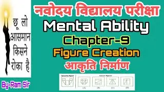 Chapter-9 II Figure Creation or Space Visualization II Mental Ability II JNVST 2022