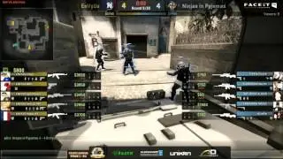 CS:GO NiP vs EnVyUs (mirage) - FACEIT League 2015 Stage 3