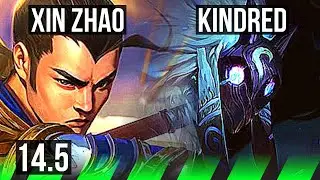 XIN ZHAO vs KINDRED (JNG) | 6/0/4, 1400+ games, Dominating | EUW Master | 14.5