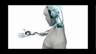 3D CG robot android character animation
