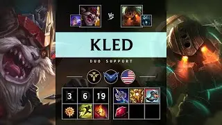 Kled Support vs Nautilus - NA Diamond Patch 25.17