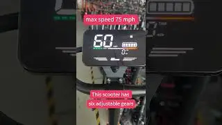 This 75 mph electric scooter is difficult to handle