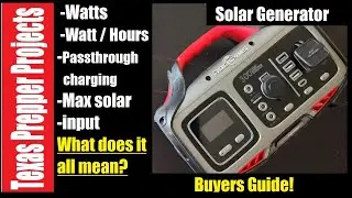 Solar Generator buying guide. #prepper #portablepowerstation