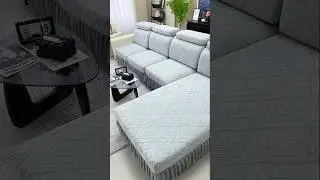 Grey Sofa Cover = Instant Luxury Look 😍