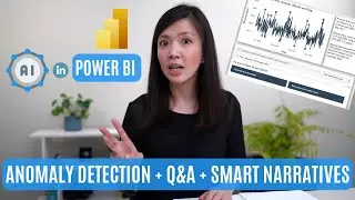 Power BI Anomaly Detection + Smart Narratives + Q&A + Analyze : AI Artificial Intelligence Part 3