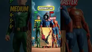 Superhero Quiz! Only a real superhero expert can name these iconic heroes.  #quiz #trivia